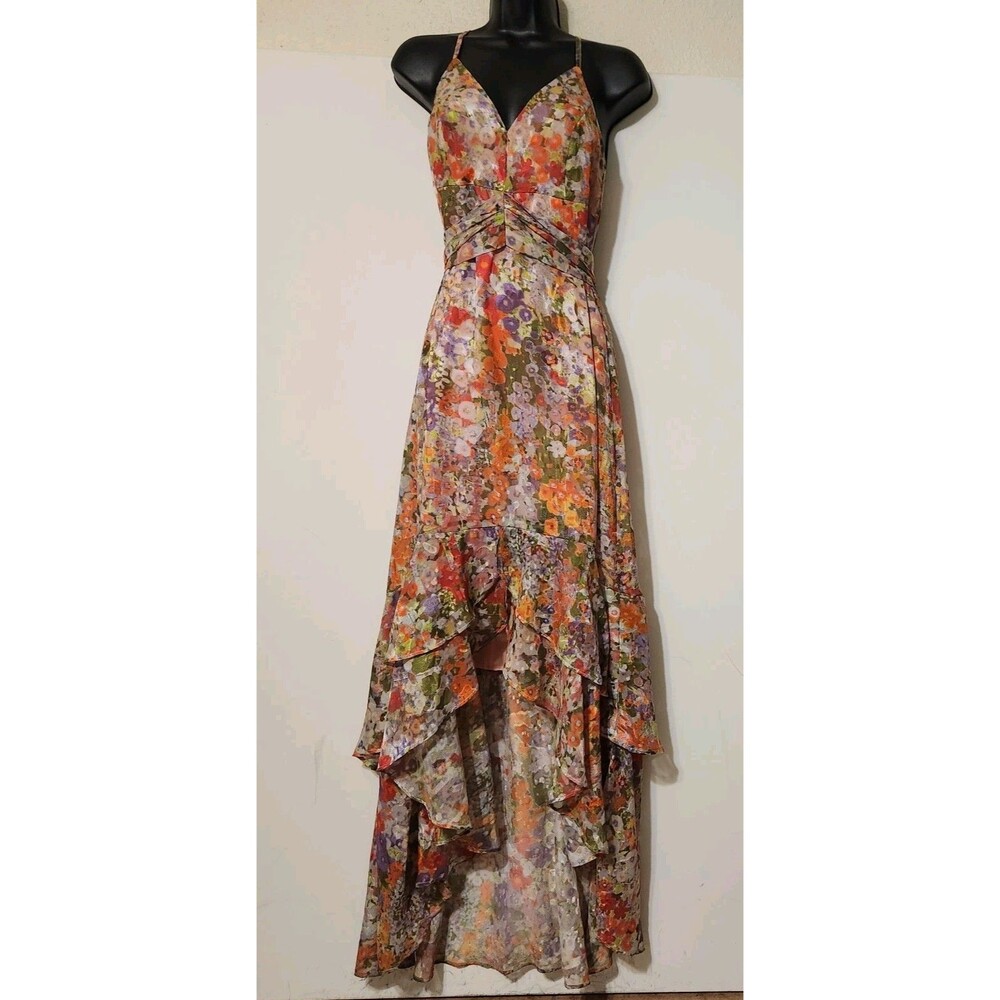 Hutch Lucie Maxi Dress Floral Boho Romancecore Cottagecore Layered sweetheart 6 - Picture 6 of 16